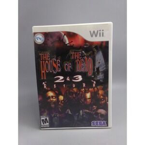 The House of the Dead 2 & 3 Return Nintendo Wii Video Game Complete
